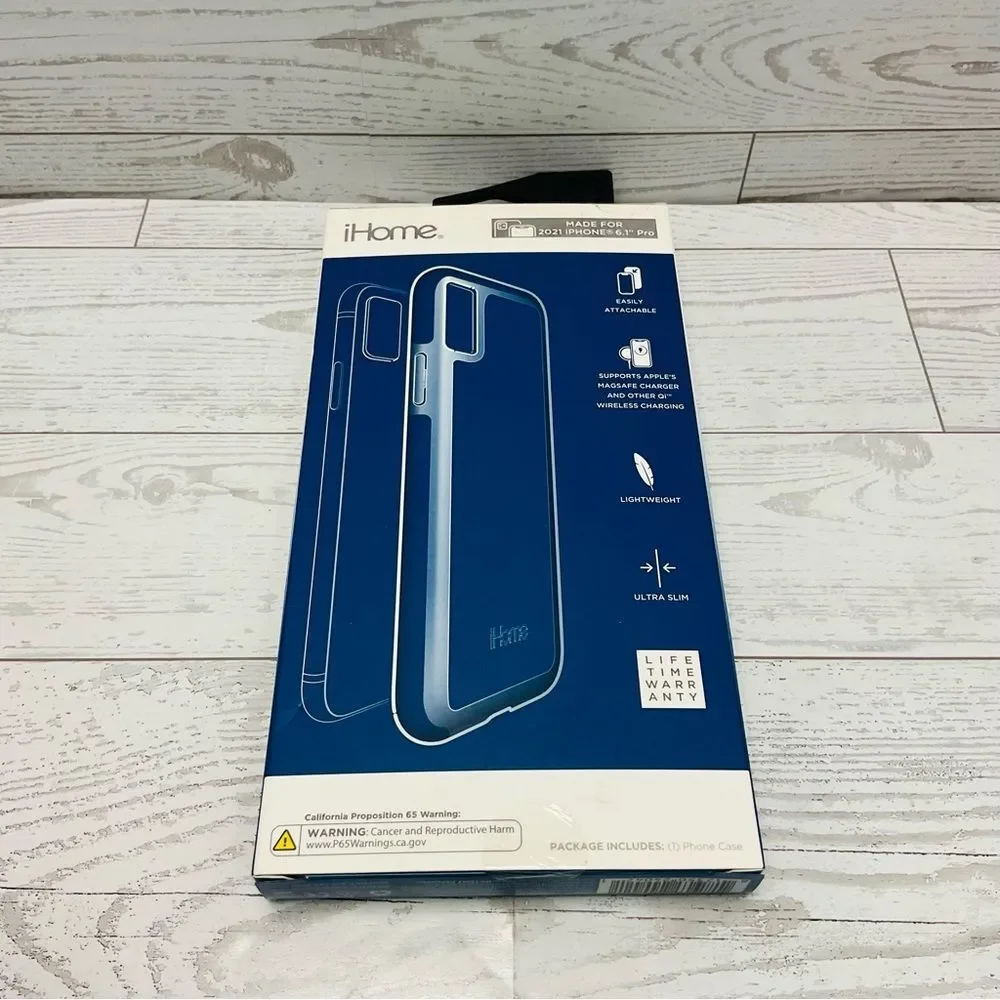 iHome Velo Clear Blue Case for 2021 iPhone 6.1